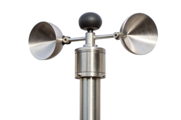 Close-up of a weather vane isolated with transparent background