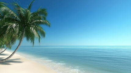 Tranquil Tropical Beach Scene