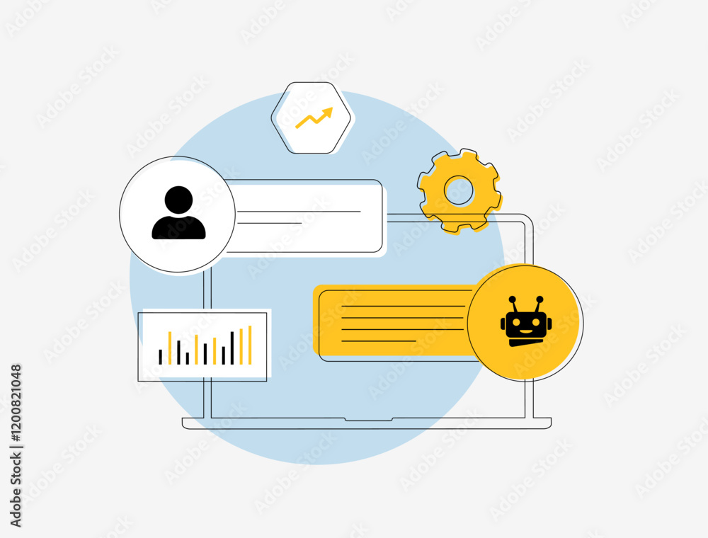 Poster chatbot marketing ai agents for lead generation. implement chatbots to engage visitors and generate 