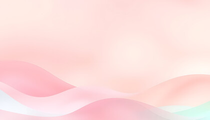 Dreamy Abstract with Vibrant Colors and Soft Pastel Waves