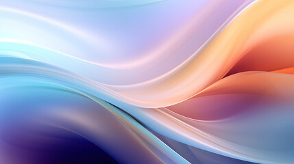 Obraz premium Abstract Colorful Flowing Waves Background Design