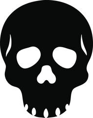 Skull Outline Vector: High-Quality Graphic for Creative Projects
