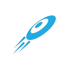 Fototapeta premium frisbee icon illustration flat