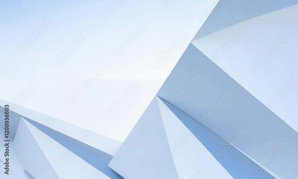 Poster abstract 4k geometric background animation with a soft white blurred gradient cycle in slow motion.
