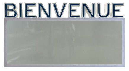 Bienvenue sur tableau métallique  © Unclesam