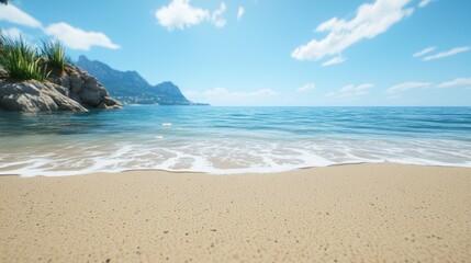 Obraz premium Sunny Beach Seascape