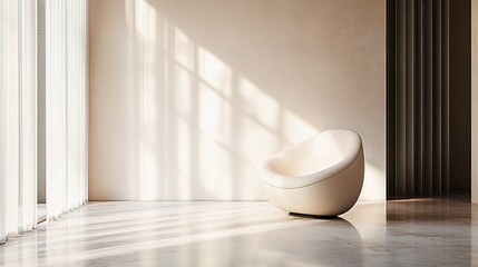 Fototapeta premium Minimalistic and Spacious Office Interior with Clean Lines