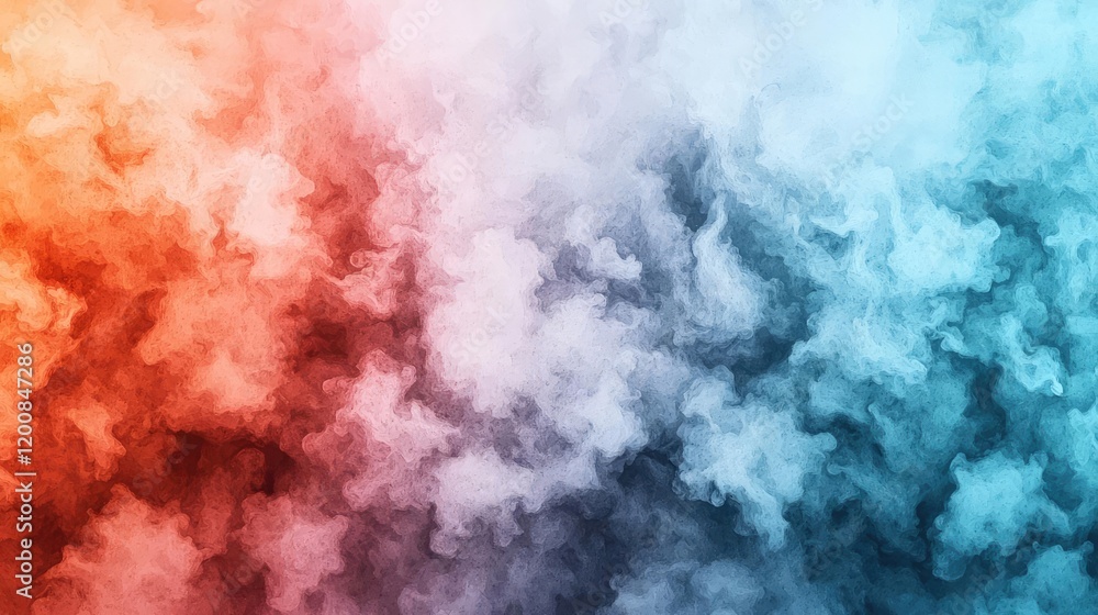 Poster grunge watercolor concept. abstract smoke background in vibrant colors creating a dynamic visual eff