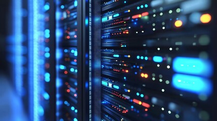 Abstract representation of a data center environment.