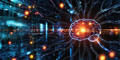 Fototapeta premium Discover the role of artificial intelligence in biotechnology innovation.