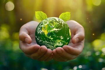 Promoting conservation efforts through symbolic representations of Earth.