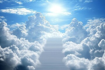 Ascending the Divine Steps Towards the Blissful Sky