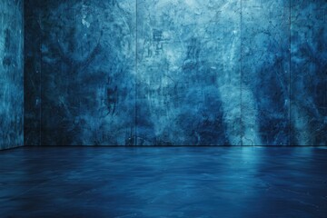 High Resolution Picture of Blue Wall with a Light Background