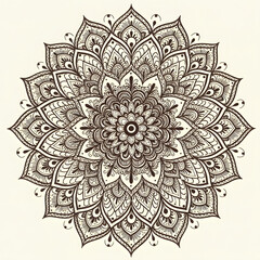 "Minimalist Mandala Design with Modern Aesthetics"