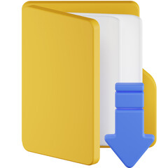 Download Folder 3D Icon