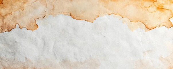 Fototapeta premium Parchment watercolor idea. Artistic abstract background with rich textures and warm earthy tones for creative projects.