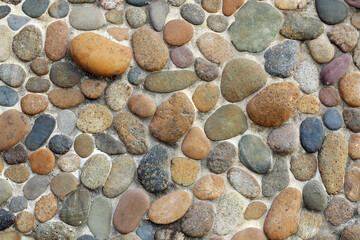 Sea stone texture for background.