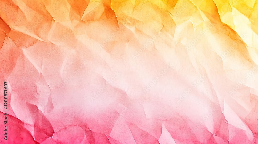 Poster parchment watercolor idea. a vibrant abstract background with soft gradients and textured paper effe