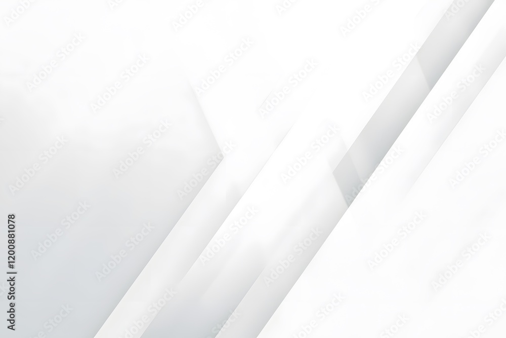 Poster white and gray background with abstract triangle shapes and angles.