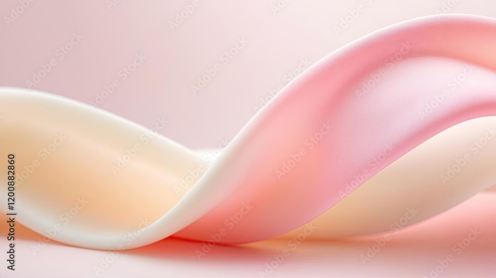 Poster blurred watercolor idea. soft pastel wave texture with fluid color transitions on a gentle backgroun