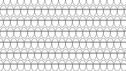 Fototapeta premium Seamless pattern Luxury. Black and white design geometric pattern. Hand drawn outline design for fabric , print, cover, banner and invitation. Vector illustration