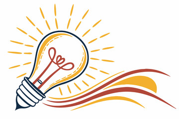 illustration of a light bulb