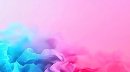 Obraz premium Blurred watercolor idea. A vibrant swirl of pink and blue colors creating a soft abstract background.