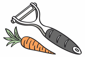 carrot and knife