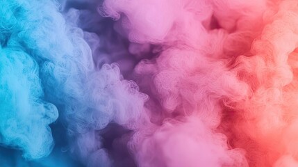Fototapeta premium Blurred watercolor idea. Vibrant colored smoke fills the background, creating an abstract artistic effect.