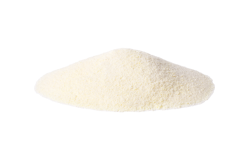 Pile of collagen powder isolated