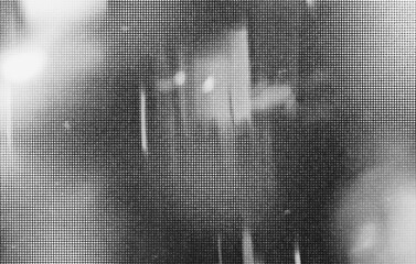 scanned paper, Halftone faded gradient texture. Grunge halftone grit background. White and black sand noise effect overlay background