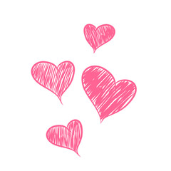 Sketch Style Heart Illustration