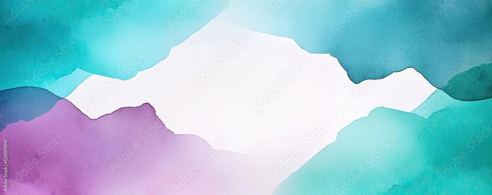 Poster ethereal watercolor concept. a mesmerizing blend of colorful watercolor textures and patterns for cr