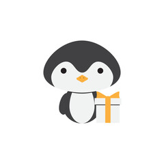 Penguin Birthday Cartoon