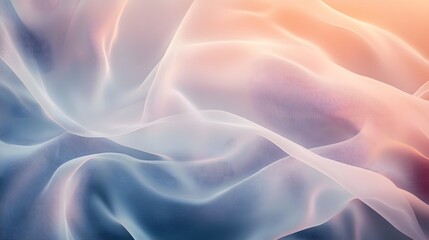 Fototapeta premium Abstract Pastel Draped Fabric Soft Waves Texture