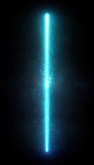 Stunning Blue Laser Beam Graphic