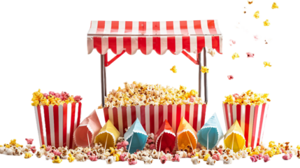 Fun Popcorn Booth on transparent background.PNG