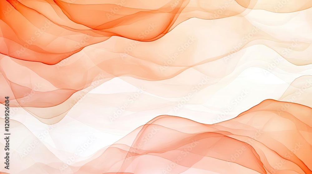 Poster ethereal watercolor concept. a vibrant abstract background with flowing red and white waves blending