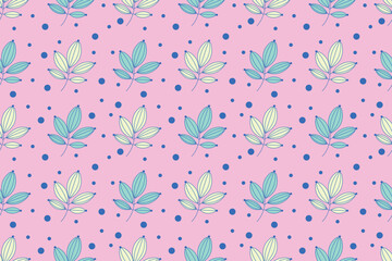 Floral Textile Background