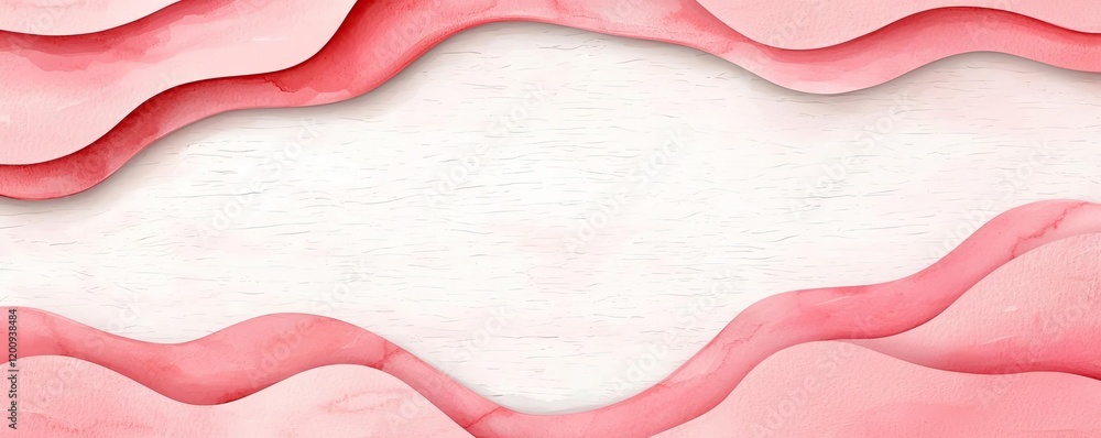Poster light pink watercolor idea. a soft pink wave texture background ideal for design and artistic purpos