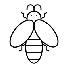 Bee outline icon
