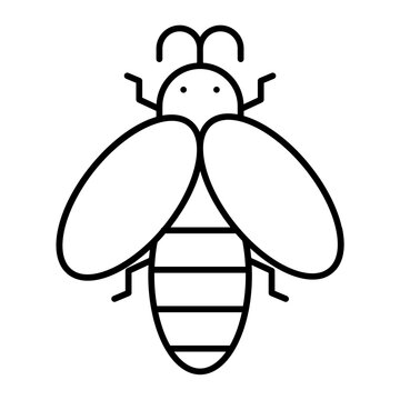 recommend clip art: Bee outline icon