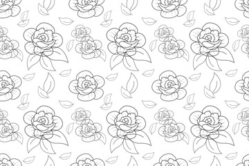 Retro Rose Pattern