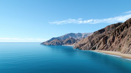 Fototapeta premium Serene Coastal Landscape