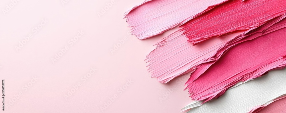 Poster light pink watercolor idea. aesthetic paint strokes in soft pinks create a serene and artistic backg