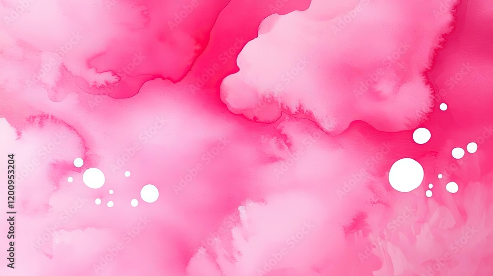 Poster light pink watercolor idea. abstract watercolor background in vibrant pink tones with soft textures 