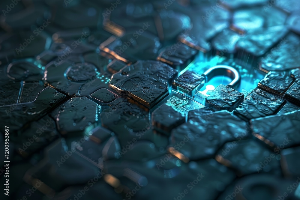 Poster a visual depiction of unbreakable encryption