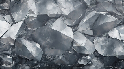 Intricate Crystal Structure - Geometric Mineral