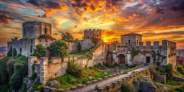 Ancient Yedikule Fortress, Istanbul: Exploring Decaying Walls & Majestic Towers at Sunset