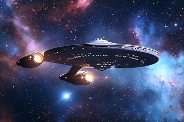 Obraz premium ufo in space